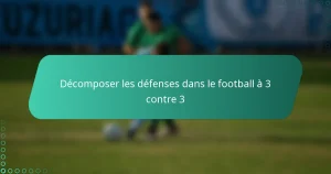 Décomposer les défenses dans le football à 3 contre 3